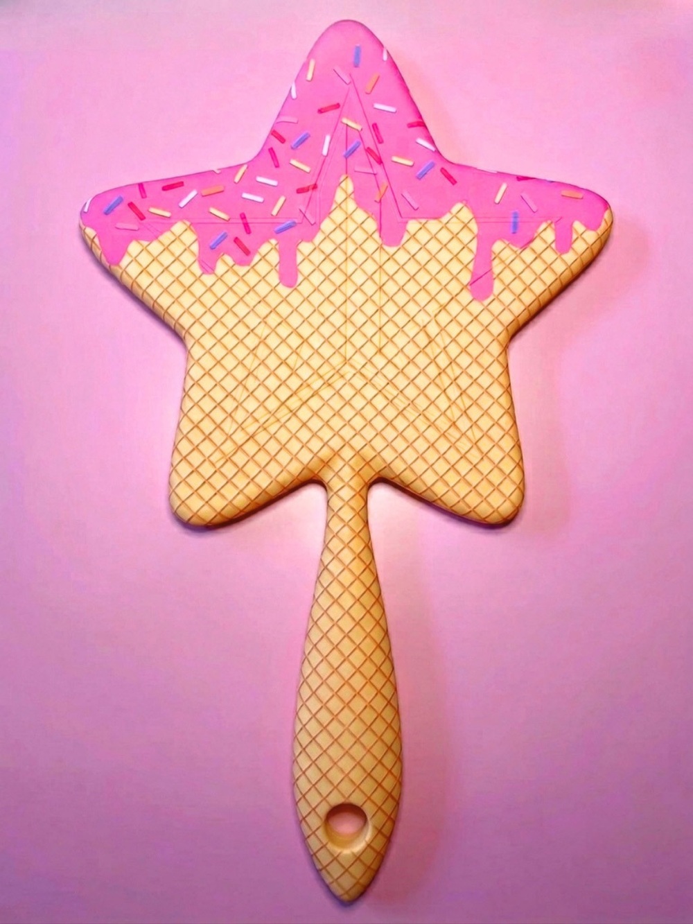 Jeffree Star | Ice Cream🍦Cone Soft Touch Mirror | NiB rare limited edition